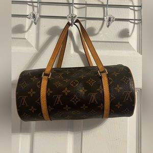 Louis Vuitton Vintage Monogram Canvas Papillon Satchel